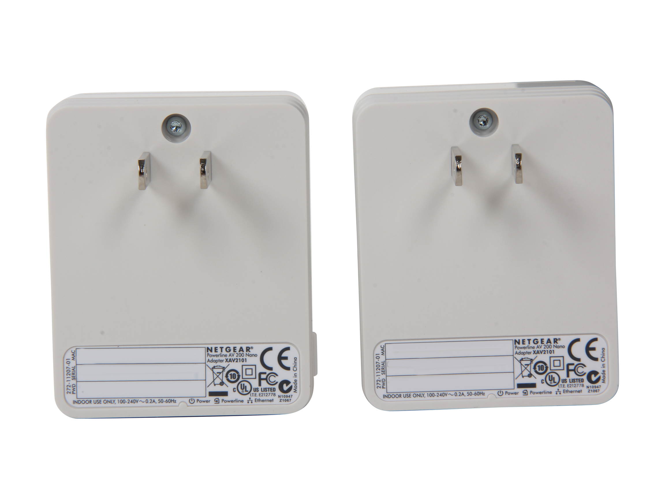 NETGEAR Powerline AV200 Mbps Mini Adapter Kit (XAVB1301), up to 200Mbps