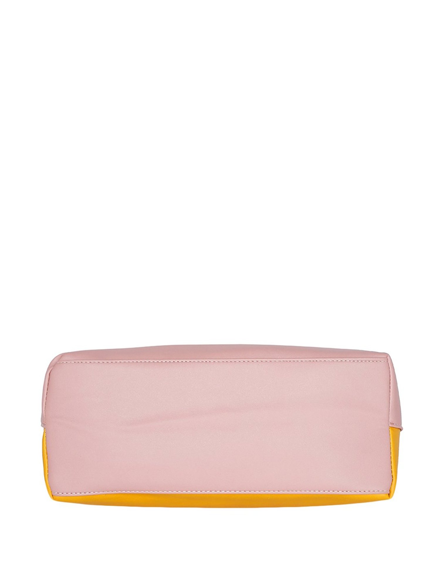 Giordano Baby Pink Solid Medium Shoulder Handbag