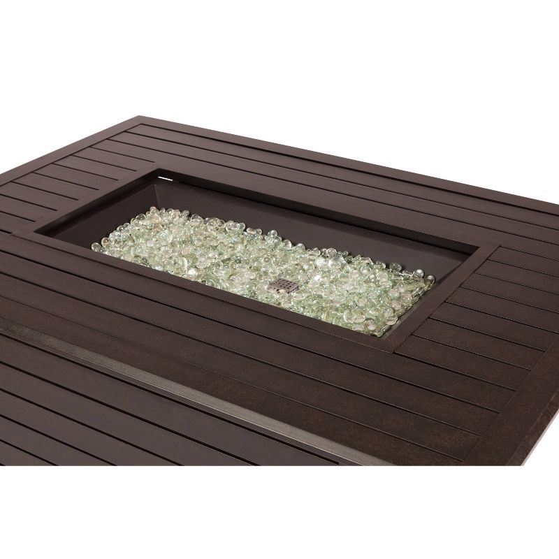 Longmont Aluminum Rectangle Fire Pit - Fire Sense