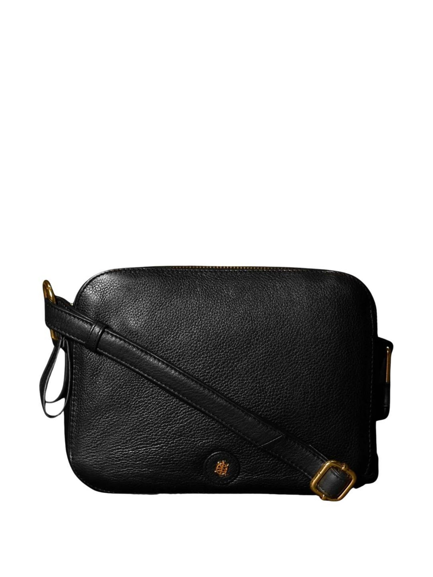 Tortoise Go Everywhere Ellena Black Solid Medium Cross Body Bag