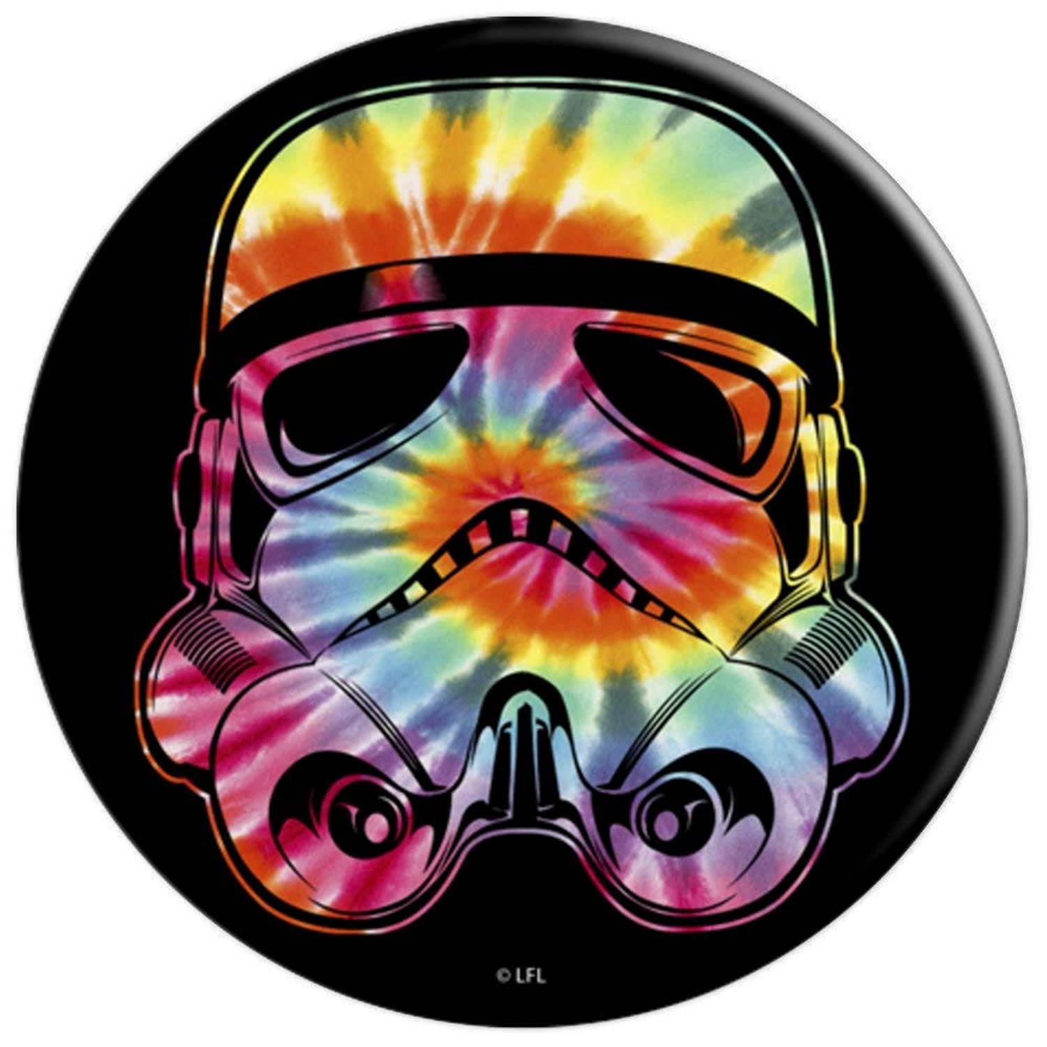 Star Wars Stormtrooper Tie-Dye Portrait PopSockets Grip and Stand for Phones and Tablets