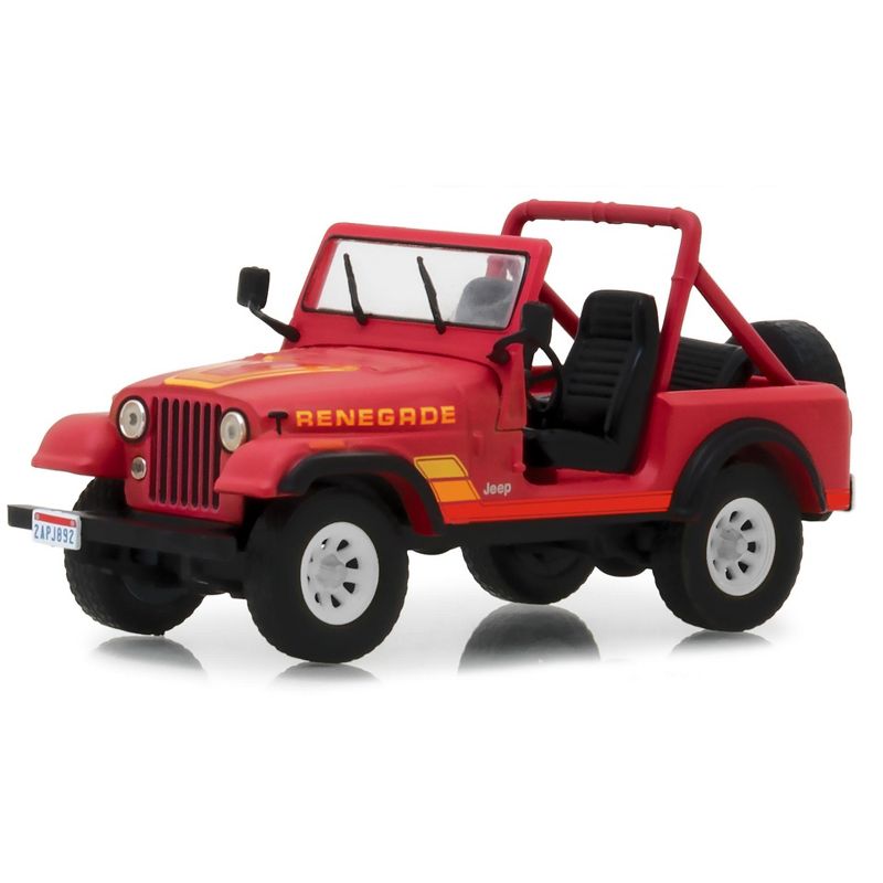 1983 Jeep CJ-7 Renegade Red (Sarah Connor's) "The Terminator" (1984) Movie 1/43 Diecast Model Car  by Greenlight