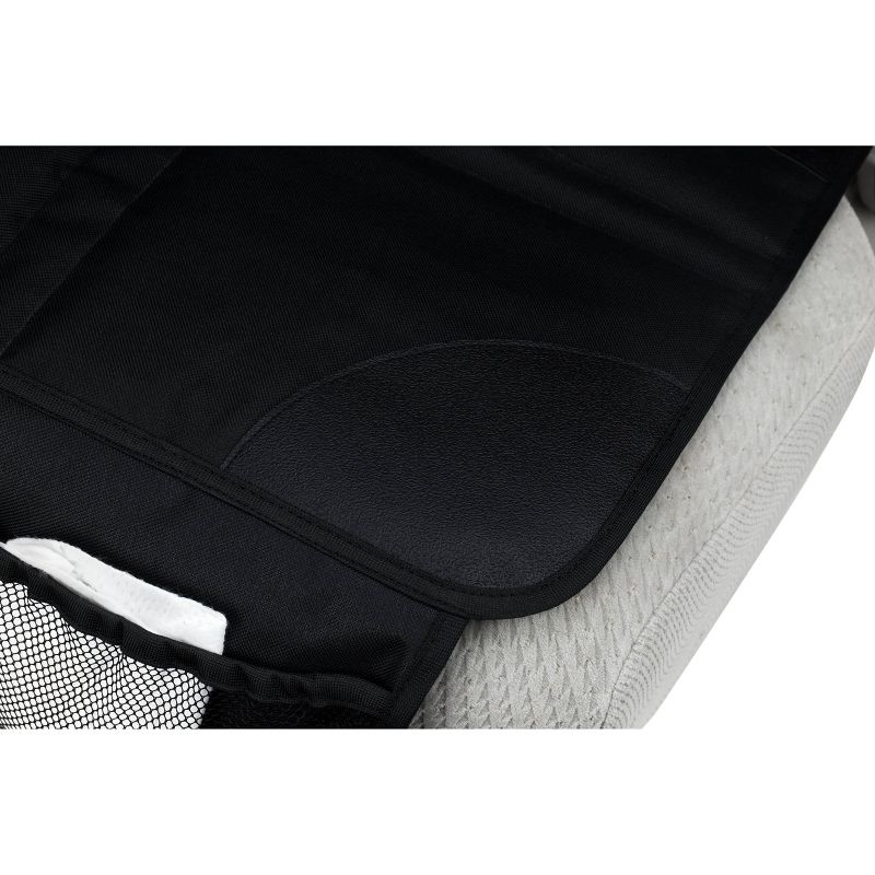 Lulyboo Baby Auto Seat Protector and Carseat Organizer with Clear Device Pocket