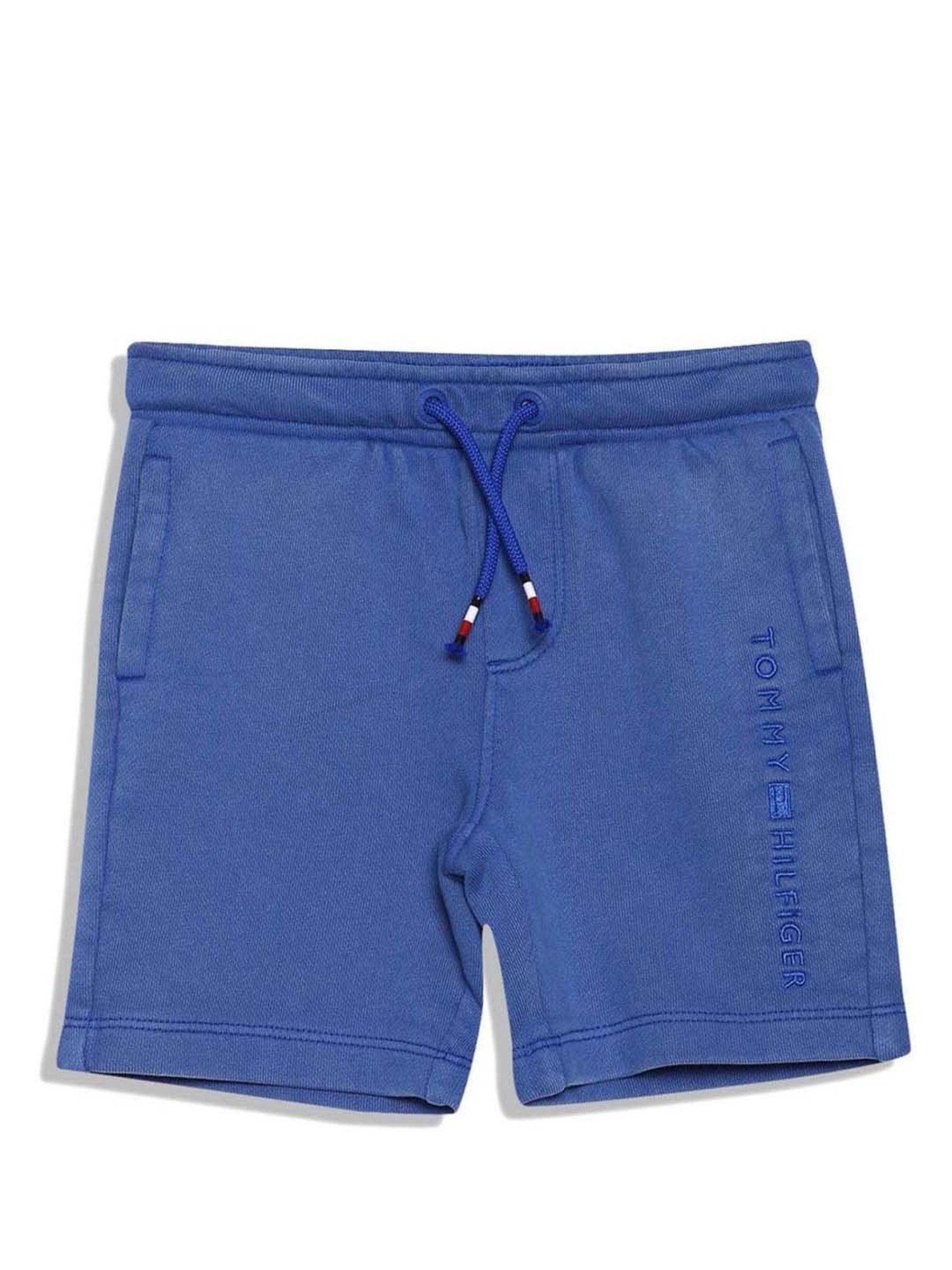 Tommy Hilfiger Kids Ultra Blue Cotton Regular Fit Shorts
