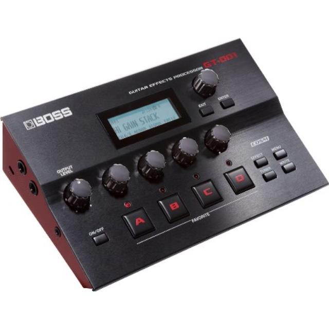 boss gt001 table top guitar effects processor
