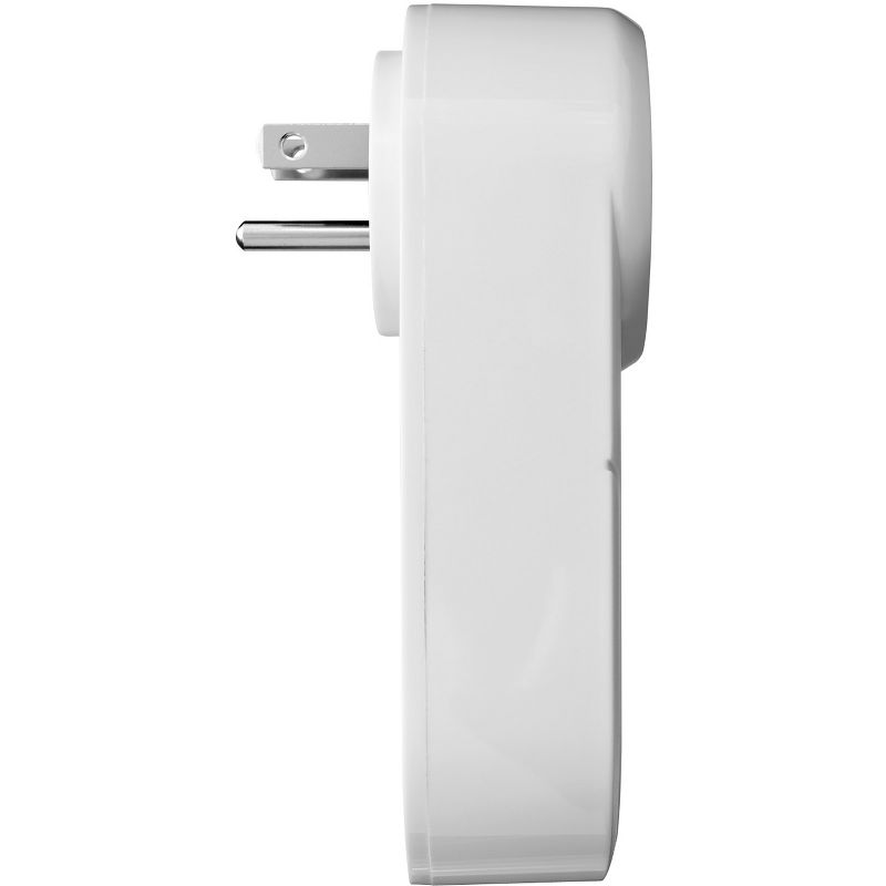 C2G 6-Outlet Surge Suppressor with (3) 1ft Outlet Saver Power Extension Cords - Receptacles: 6 x NEMA 5-15R - 270J