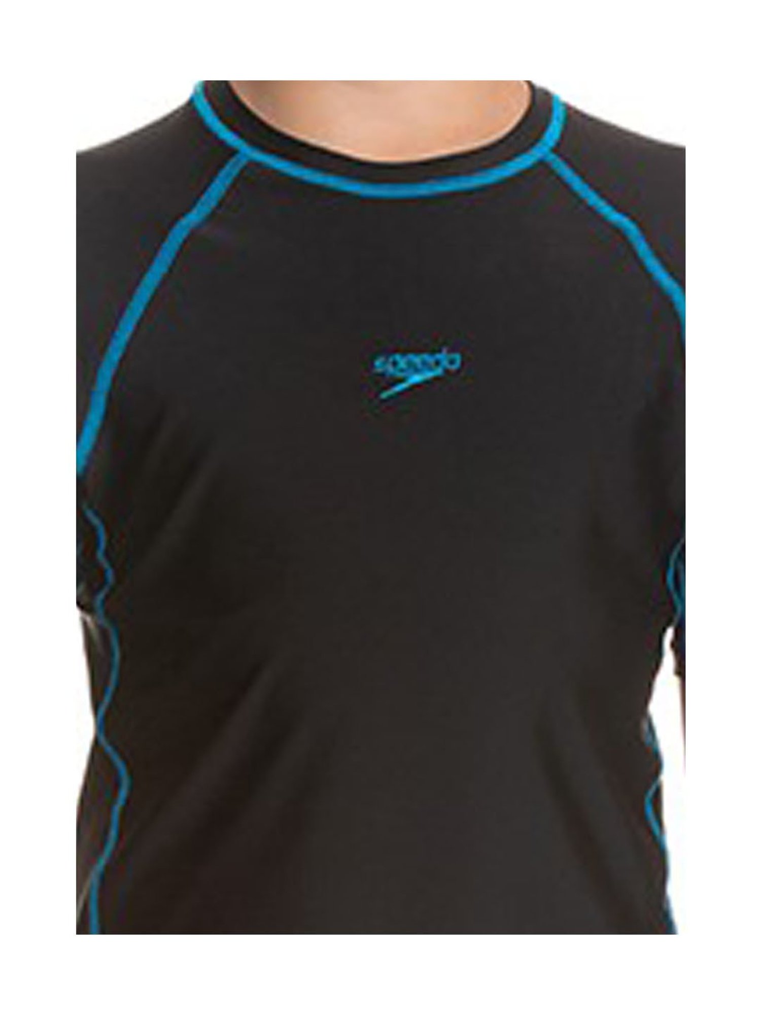 Speedo Kids Black Solid Swimsuit