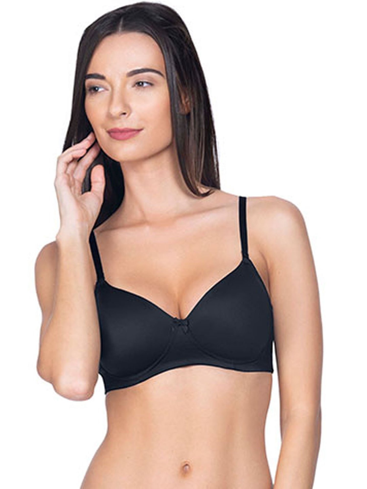 Amante Black Non Wired Padded T-Shirt Bra
