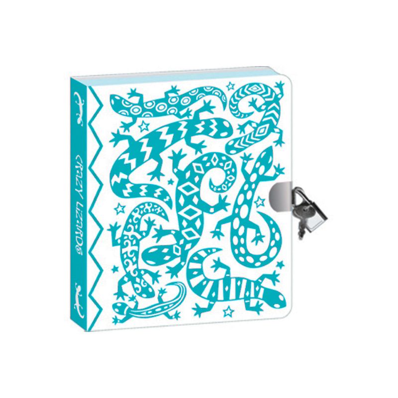 MindWare Lizard Foil Coloring Diary - Stationery