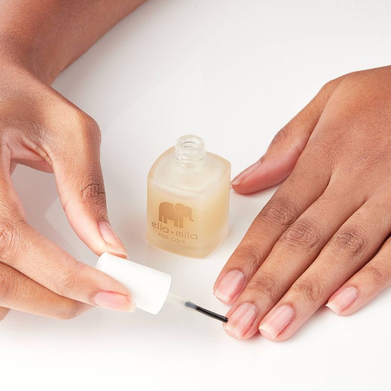 ella+mila Nail Care Nail Enamel Primer (All About the Base) - 0.45 fl oz