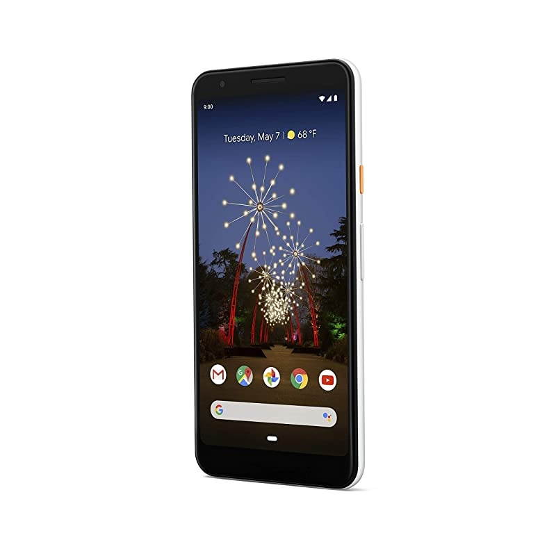 Pixel 3a with 64GB Memory Cell Phone (Unlocked) - Clearly White