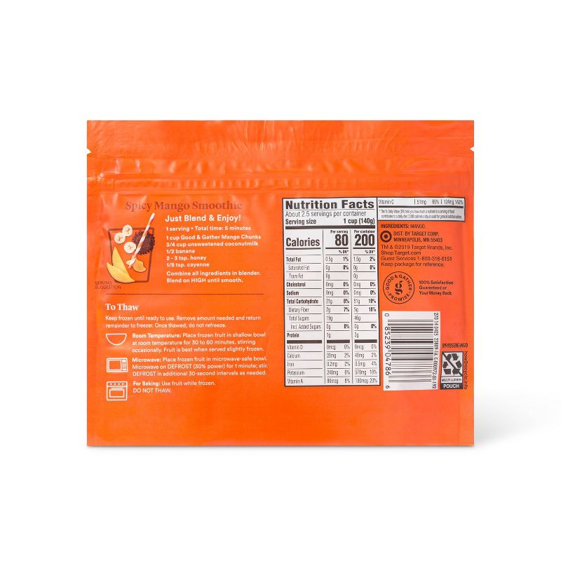 Frozen Mango Fruit Chunks - 12oz - Good & Gather™