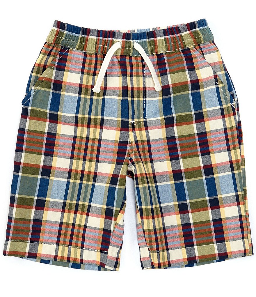 Peek Little/Big Boys 2T-12 Plaid Woven Shorts
