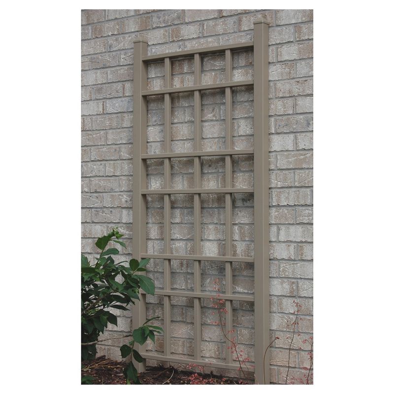 66" Cottage Vinyl Trellis - Mocha - Dura-Trel