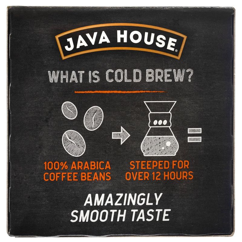 Java House Cold Brew Sumatran Dark Roast Single Serve - 12ct