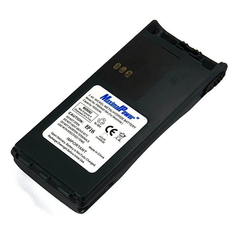 RB MOT PMNN4018A 1600mAh Ni-MH Two-Way Radio Battery for Motorola GP-308/88S, PRO3150, P-040/080,GT-2050, CP250/450, CP450LS (Green)