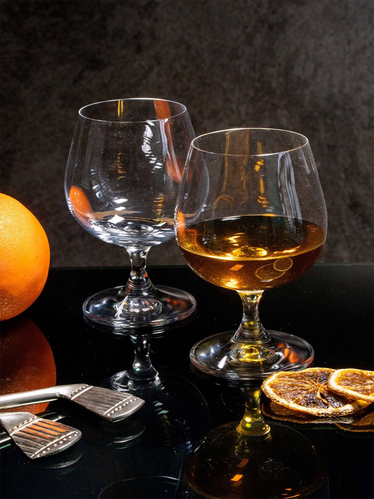 Goodhomes Transparent Glass Wine Glasses - Set of 6 (360ml)