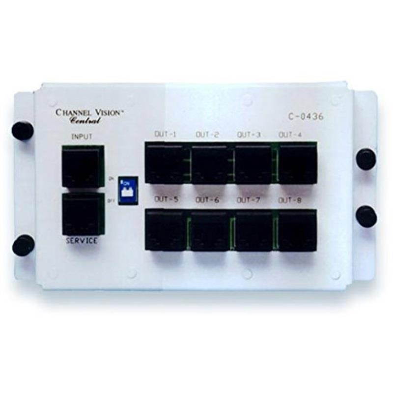 Channel Vision 4x8 RJ45 Telecom Distribution Module (C-0436)