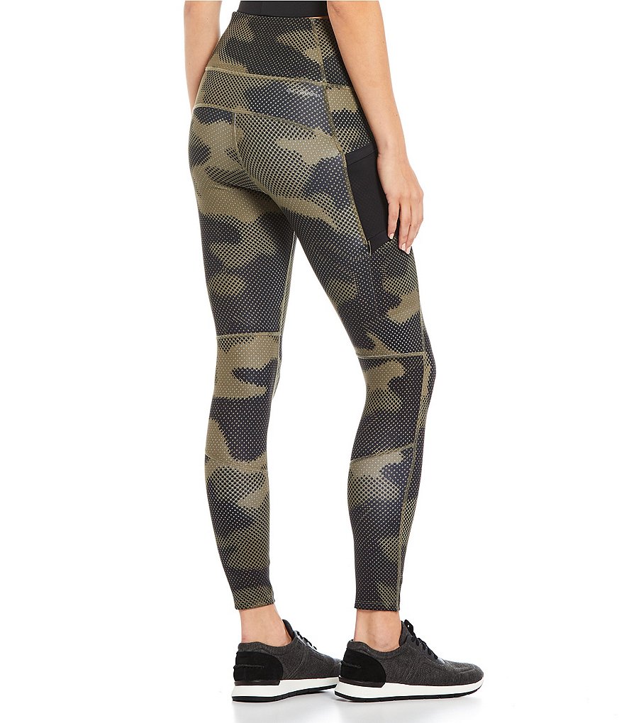 Aventura Shavonne Printed Jacquard Stretch Pull-On Leggings