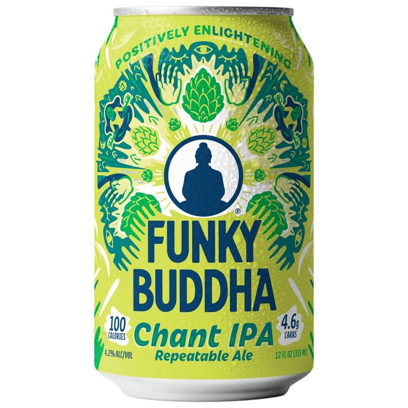 Funky Buddha Chant IPA Beer - 6pk/12 fl oz Cans