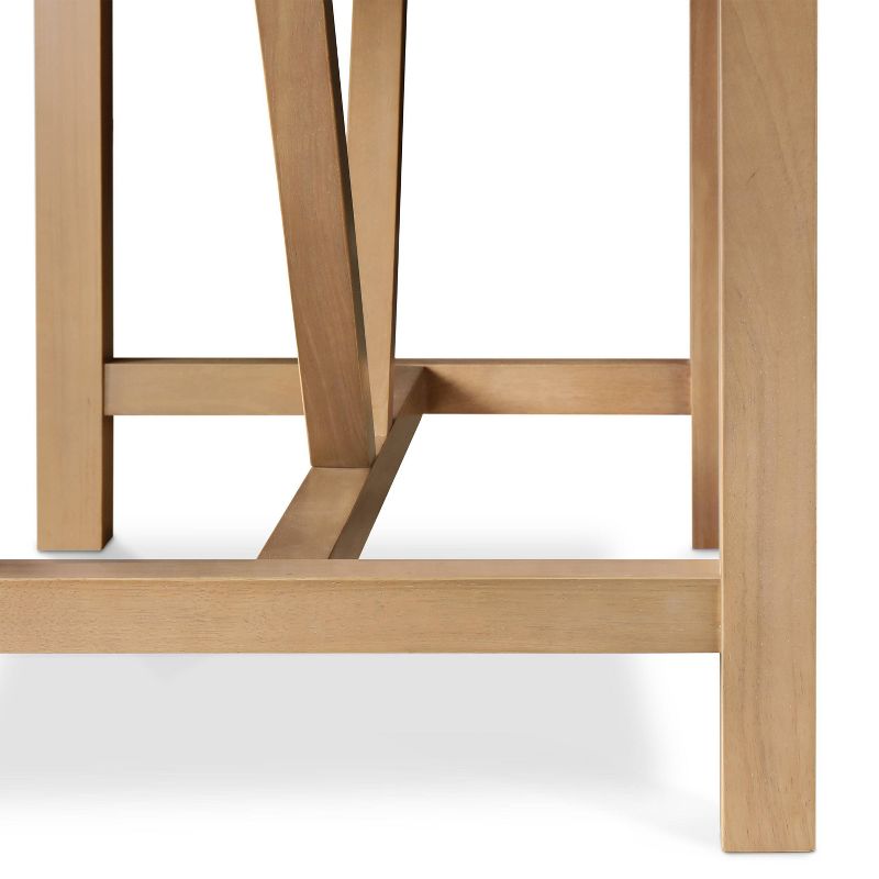 Grant Wood Dining Table Rustic Beige - Finch