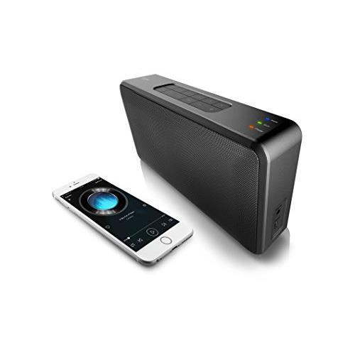 Aud Air by iLuv- WiFi and Bluetooth Portable Multi-room Speaker(Compatible with Apple and Android Smartphones and other Bluetooth Devices)(Black)
