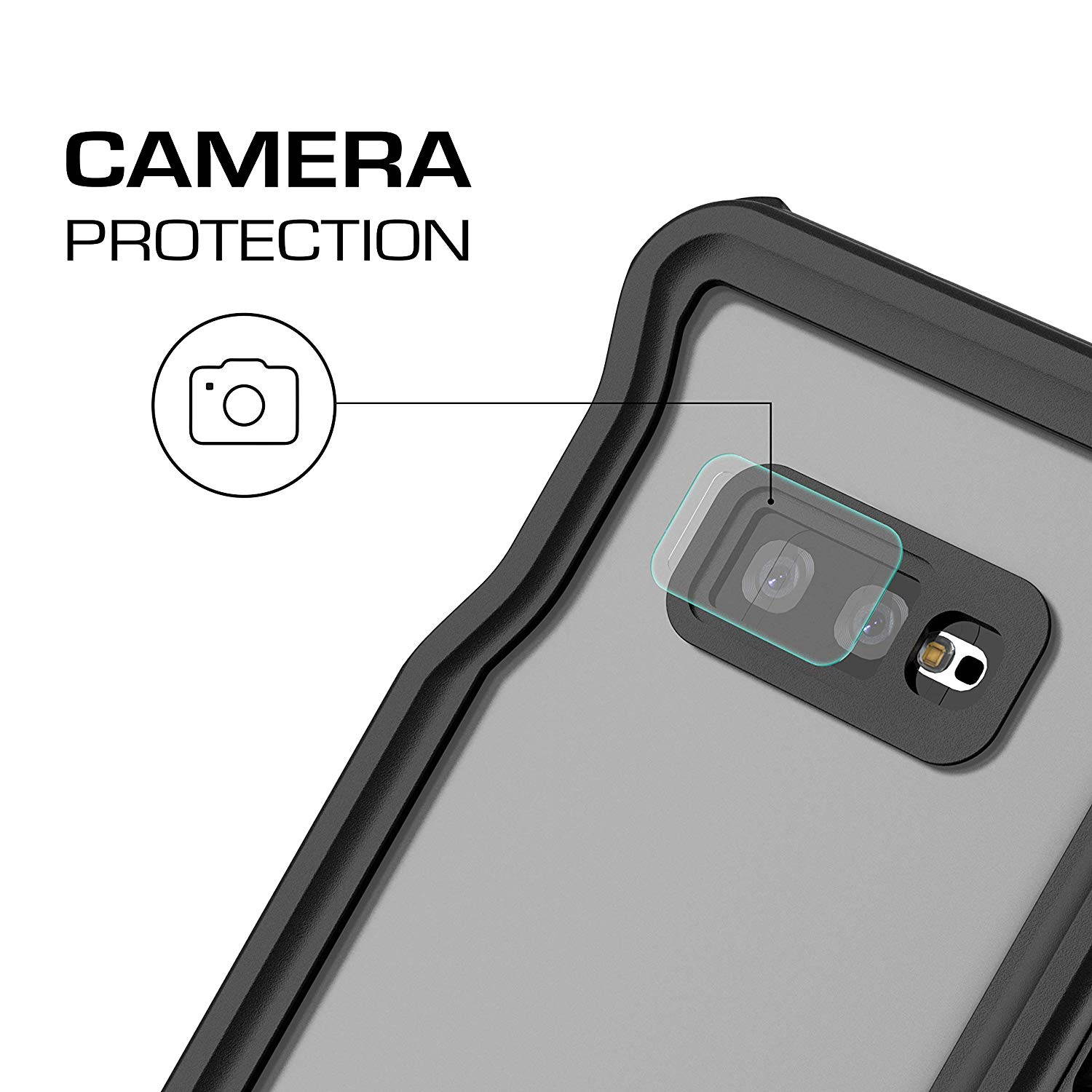 Ghostek Nautical Galaxy S10e Waterproof Case with Screen Protector Super Heavy Duty Protection Rugged Shockproof Full Body Underwater Watertight Seal Cover for 2019 Galaxy S10e (5.8 Inch) - (Black)