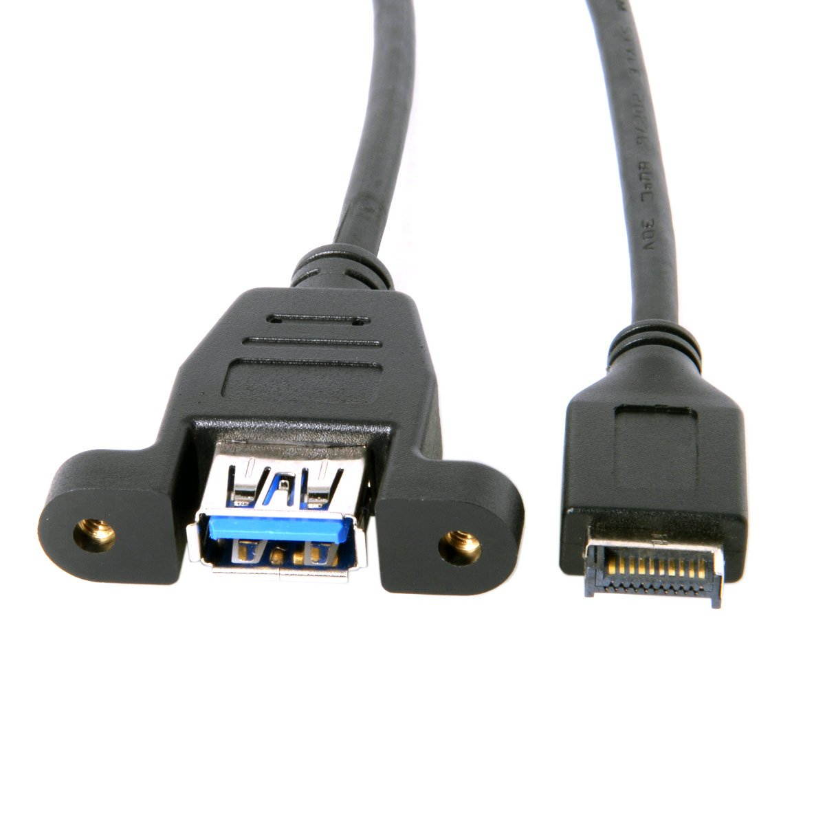 USB 3.1 Front Panel Header to USB 3.0 20Pin Header Extension Cable 20cm for ASUS Motherboard