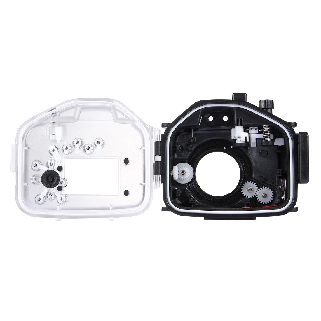 40m Underwater Depth Diving Case Waterproof Camera Housing for Panasonic LUMIX DMC-LX100 Black