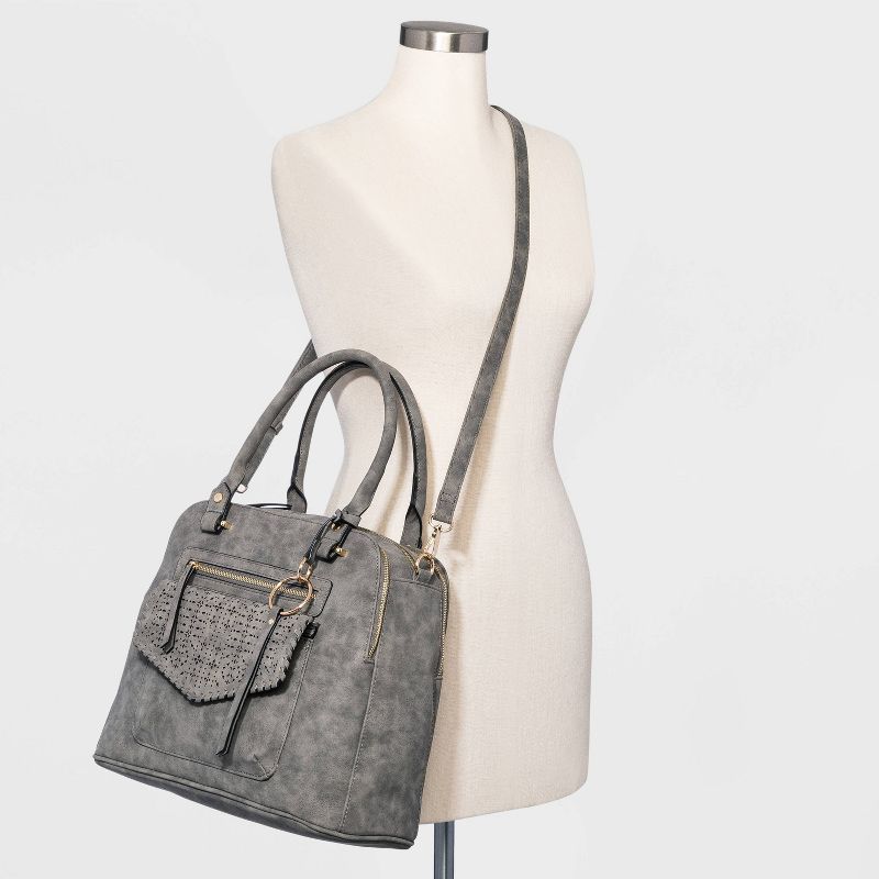 Favore Tan Solid Medium Satchels