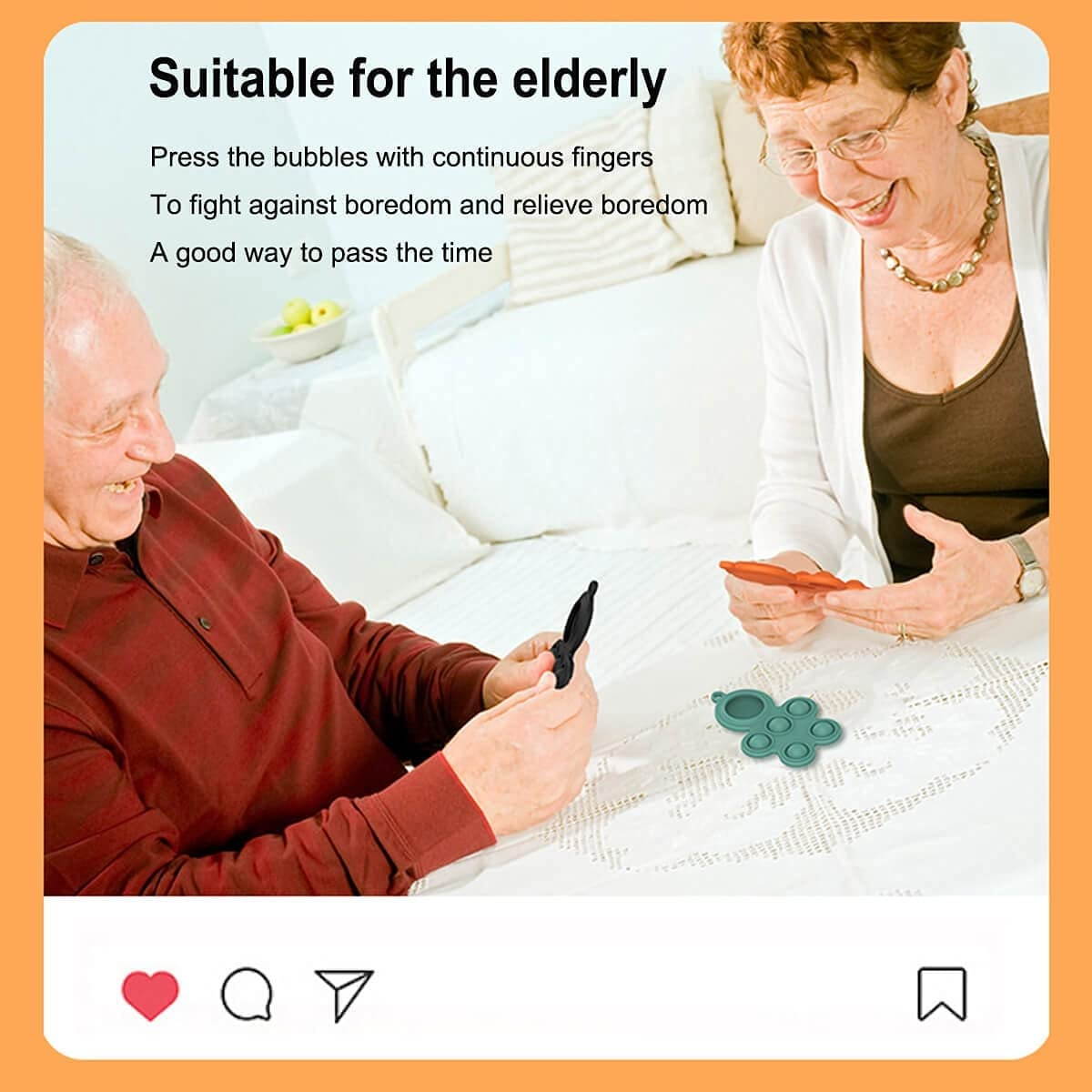 FARSH 3 Pack Silicone Protective Case Compatible Apple AirTags 2021 Tracker, Stress Relief Push POP Bubble Sensory Fidget Toys, Lightweight AirTag Case Cover Holder with Keychain for Dog Collar pet