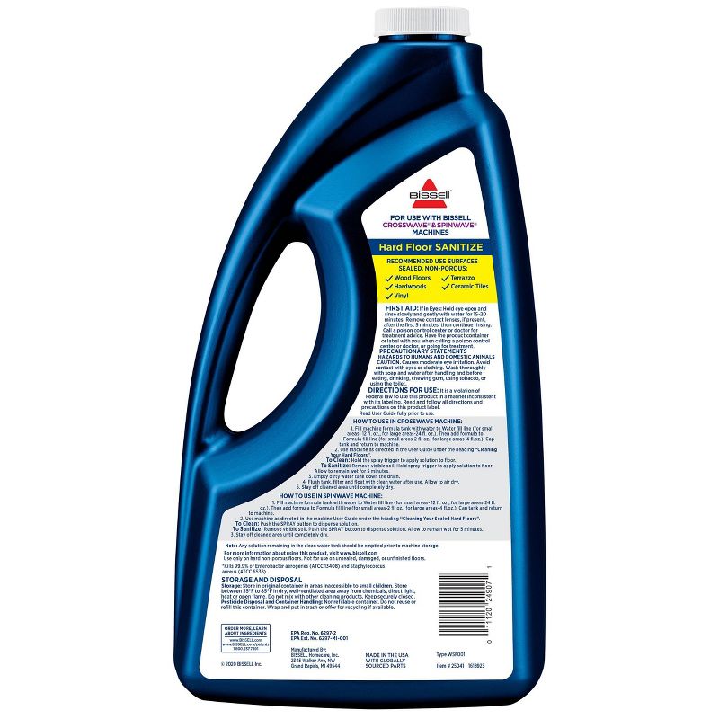 BISSELL MultiSurface Hard Floor Sanitize Formula 64oz