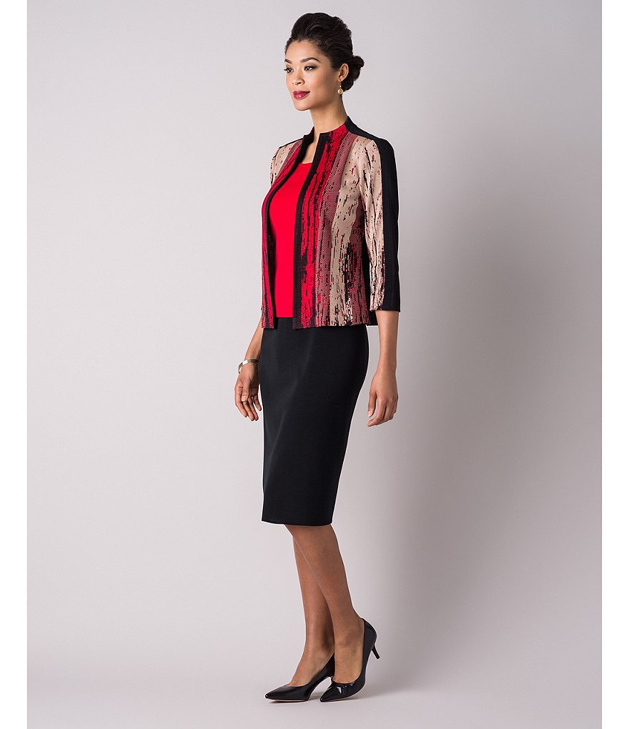 Ming Wang Straight Washable Skirt