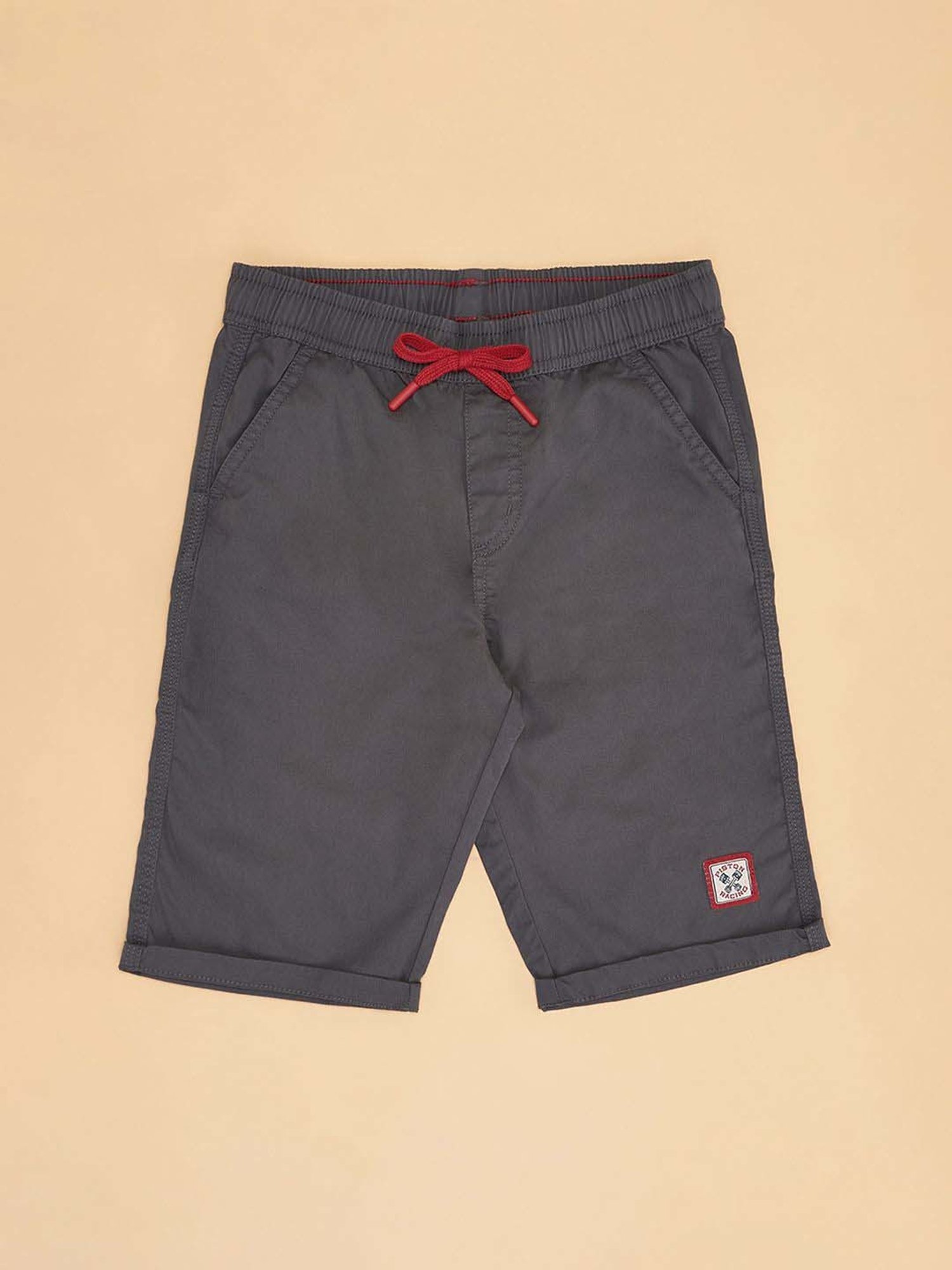 Pantaloons Baby Kids Dark Shadow Cotton Regular Fit Full Sleeves Short