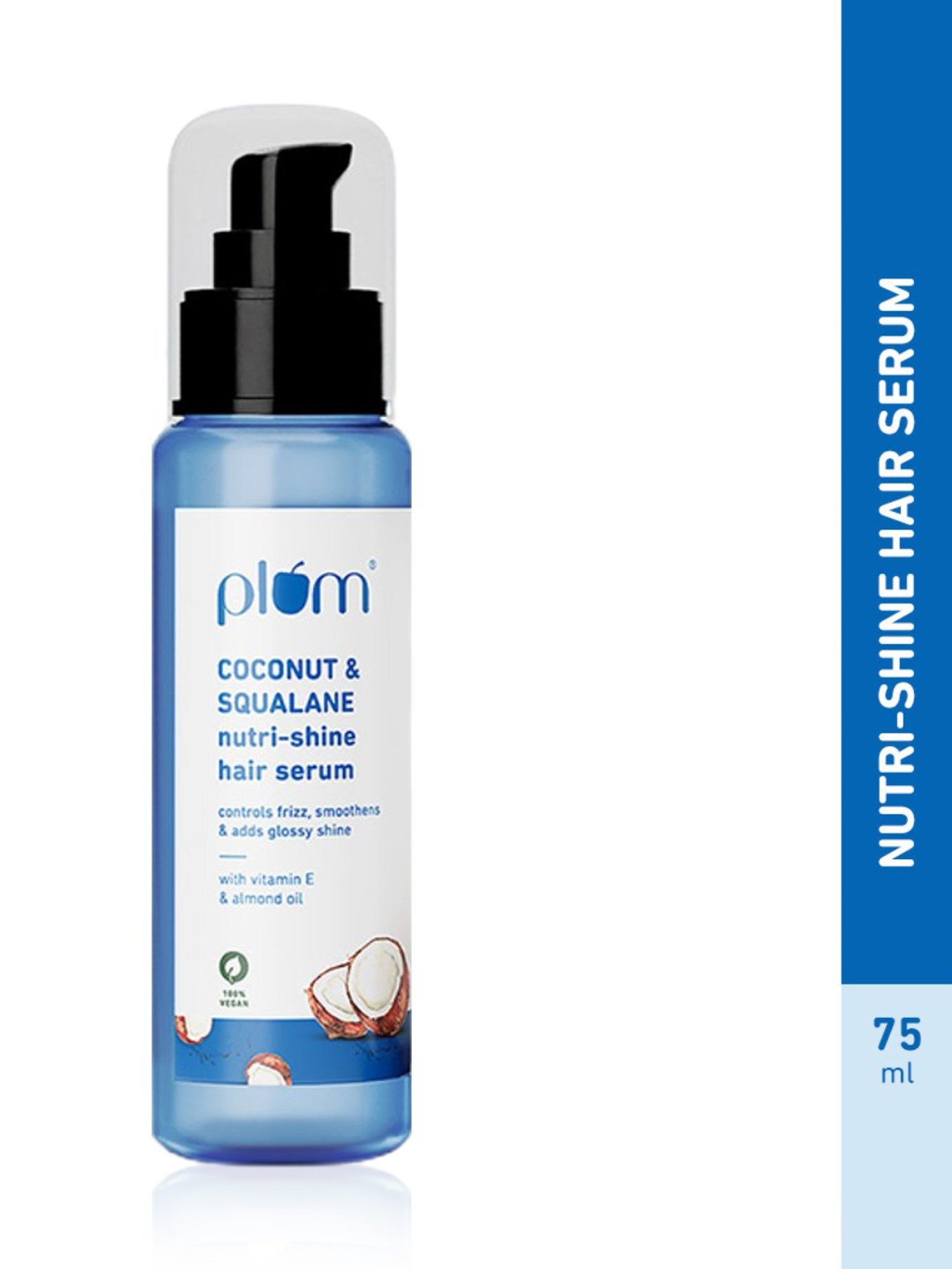 Plum Coconut & Squalane Nutri-Shine Hair Serum - 75 ml