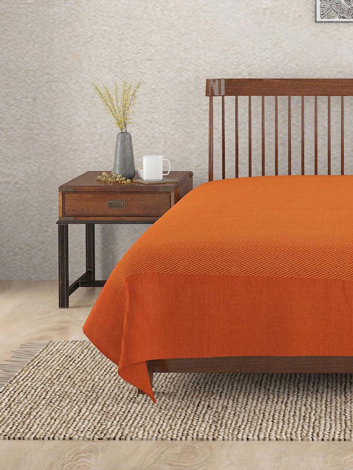 DDECOR Live beautiful Geometric Insignia Dove 210 TC Cotton Comforters - Set of 3