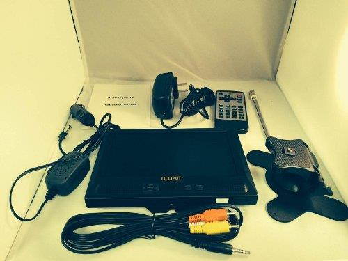 LILLIPUT 7" AT-70T 16:9 LED Monitor with RCA Input and TV Tuner and Portable Battery