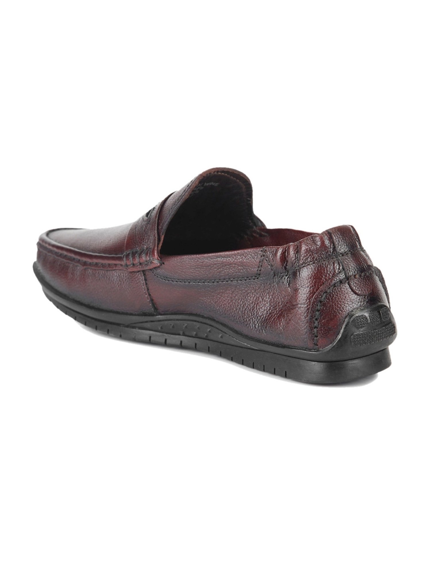 ID Men's Wine Casual Loafers