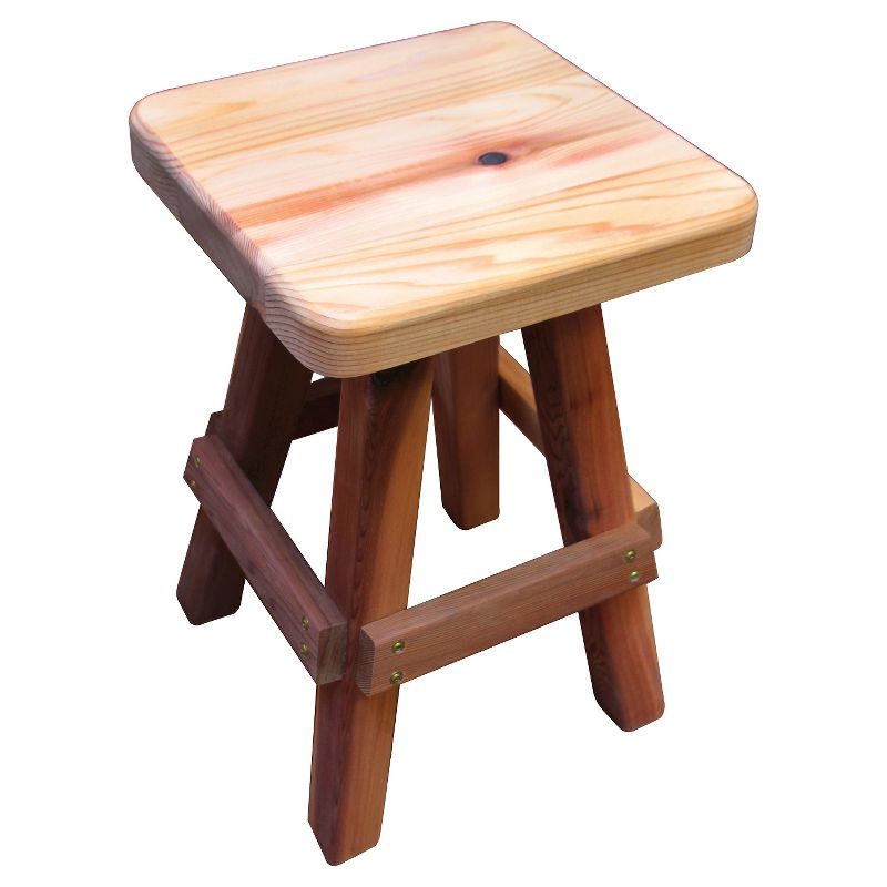 Finished Wood Garden Stool - Wood - Gronomics