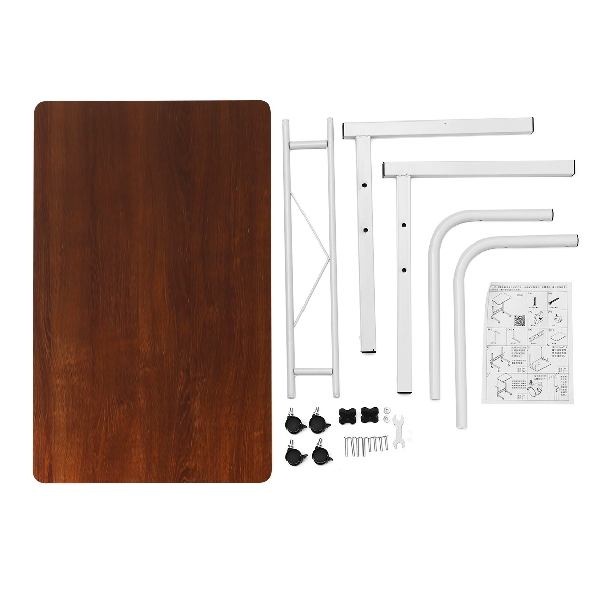 Height Adjustable Notebook Laptop Computer Desk Portable Table Sofa Bed