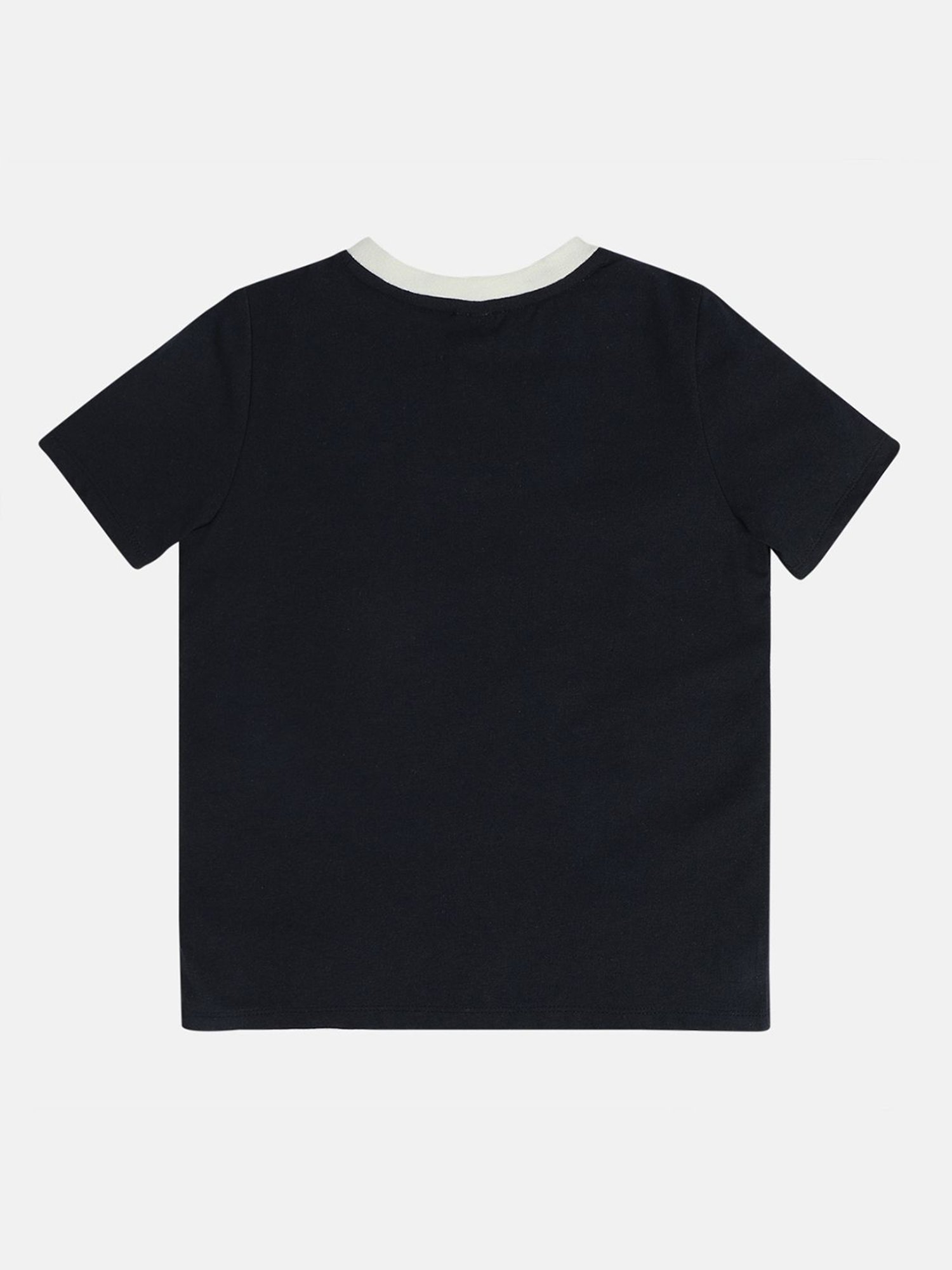 MINIKLUB Boys Black Graphic Print T-Shirt