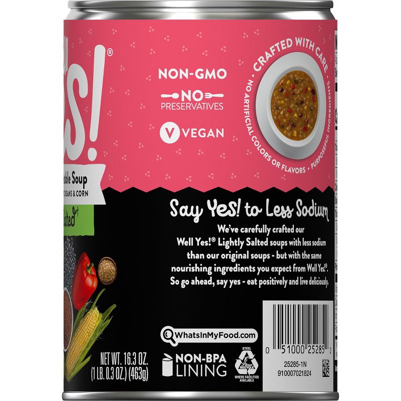 Campbell's Well Yes! Santa Fe Vegetable Soup Lightly Salted - 16.3oz