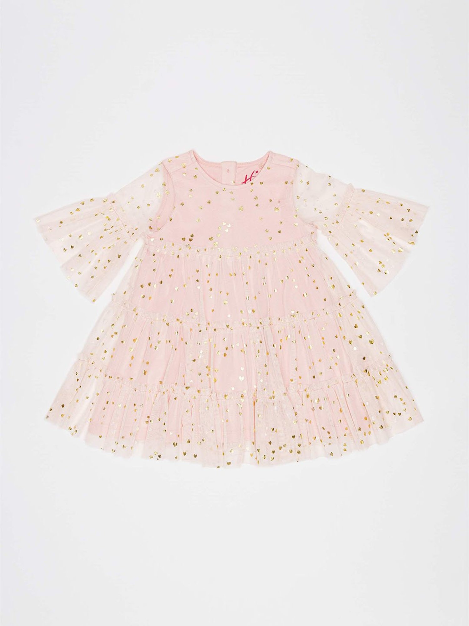 Pink Chick Kids Navy Solid Party Gowns
