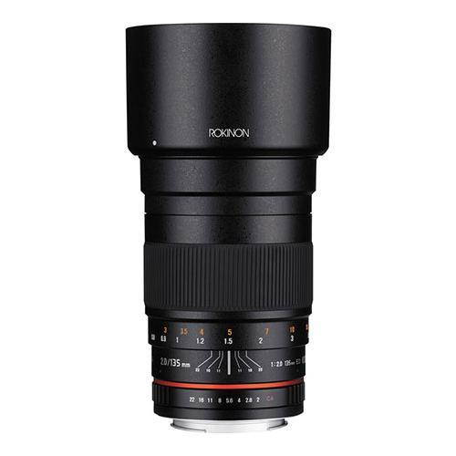 Rokinon 135mm f/2.0 ED UMC Full Frame Manual Focus Lens for Nikon AE DSLRs
