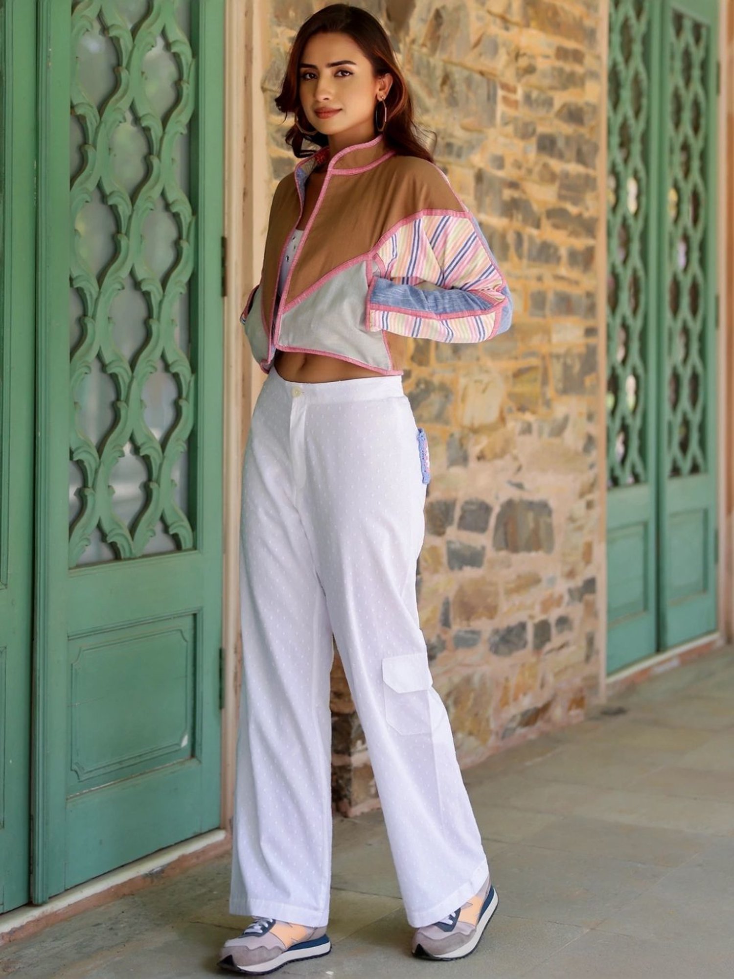 Gulaal Multicolored Reversible Patchwork Jacket