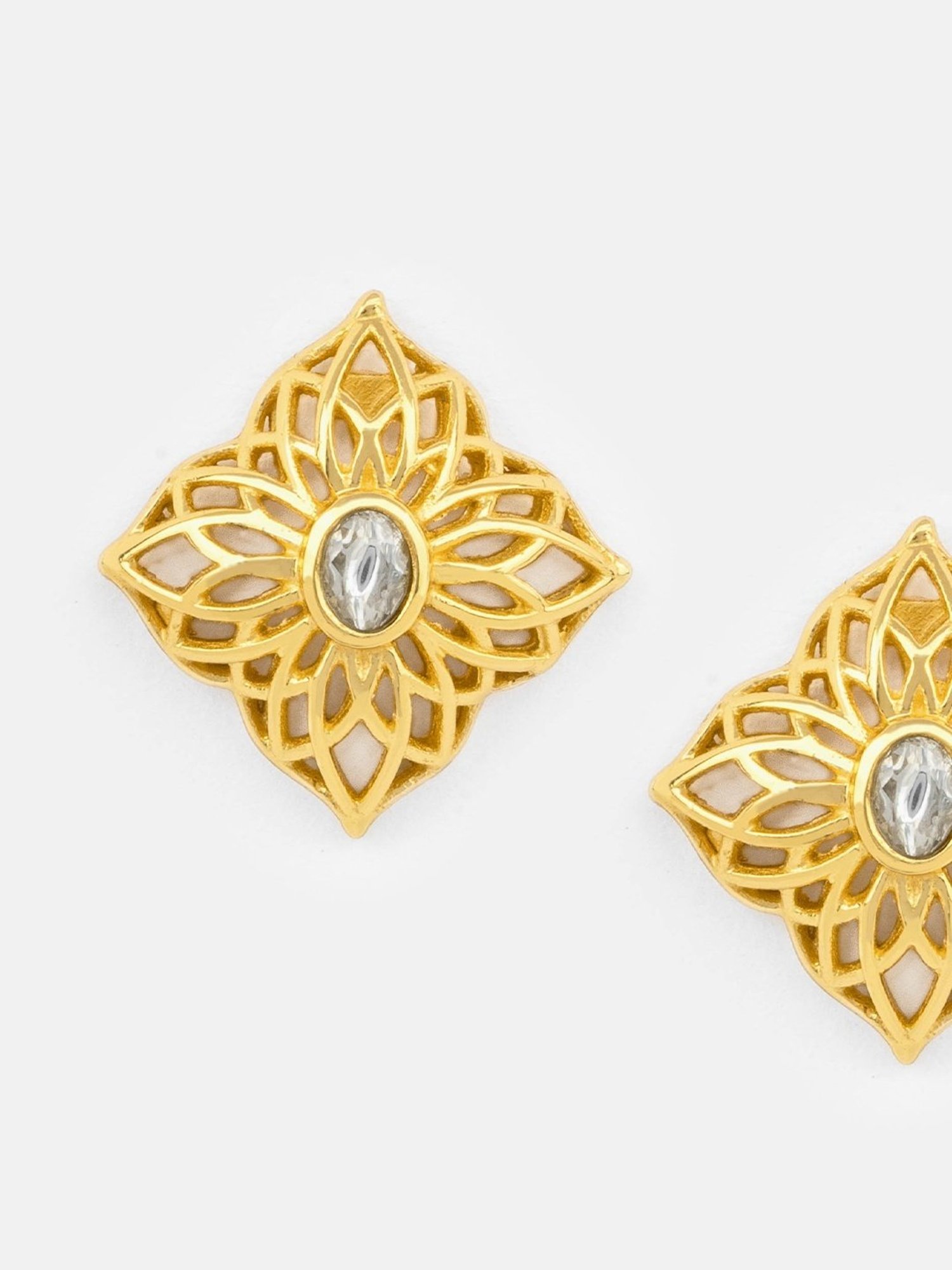 Shaya 92.5 Sterling Silver Queen of Multitasking Stud Earrings for Women