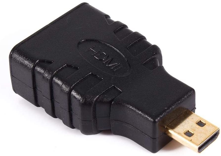 Zerone Micro HDMI to HDMI Audio Video Converter Scaler Adapter with USB Power Cable for HDTV DVD Smartphone