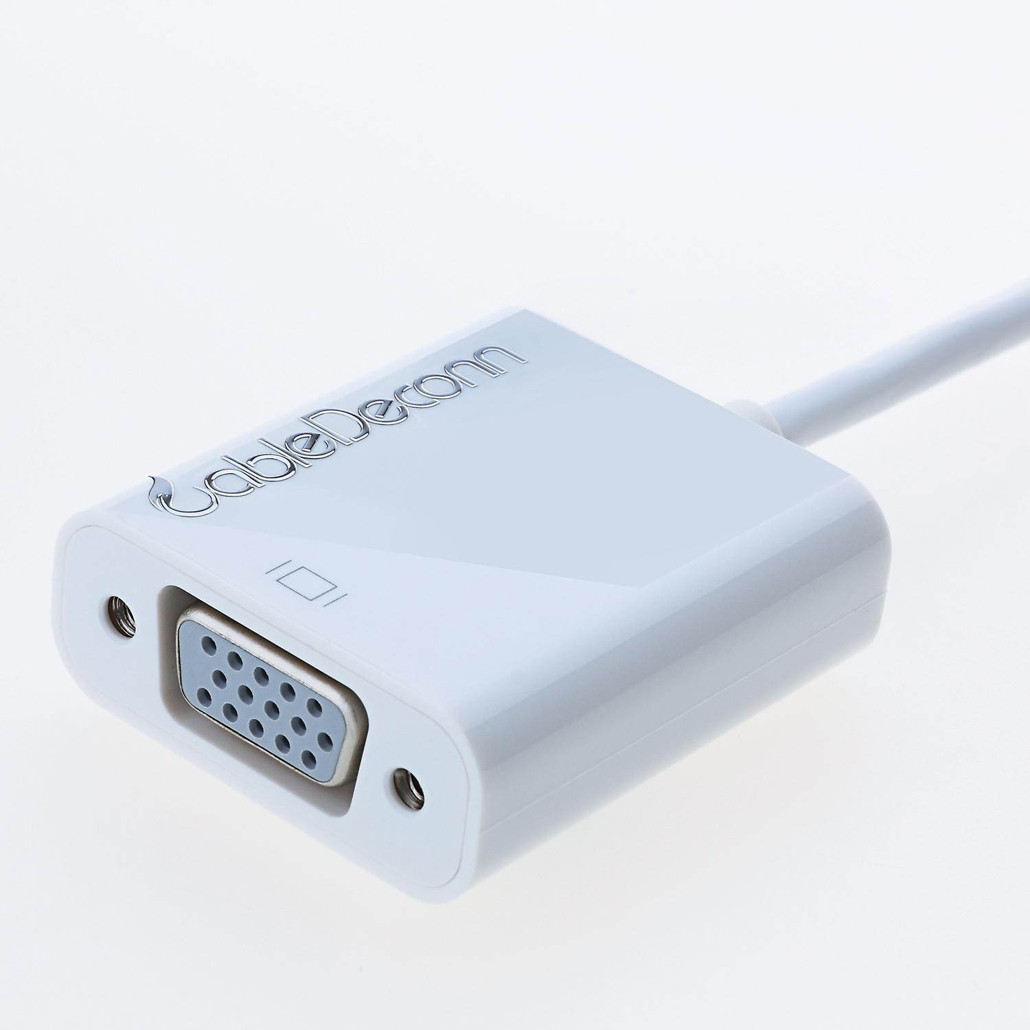 High Speed USB 3.1 type C to VGA HDTV Cable Adapter for PC Notebook high quality