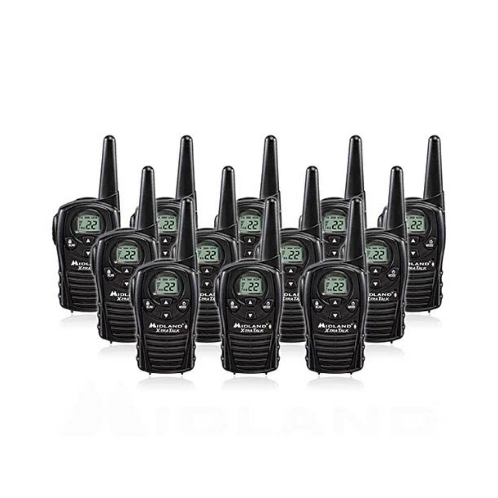 Midland LXT118 (12 Pack) Two Way Radio / Walkie Talkie