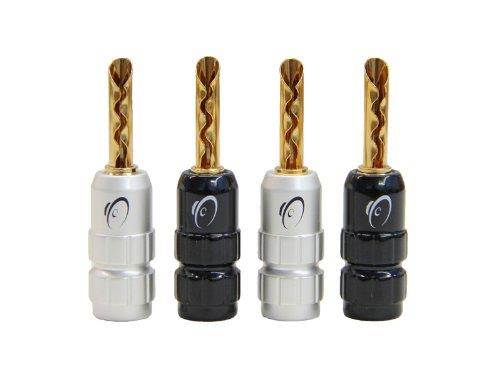 KnuKonceptz eKs BFA Style Banana Plugs - Set of 4 - 2 Pair
